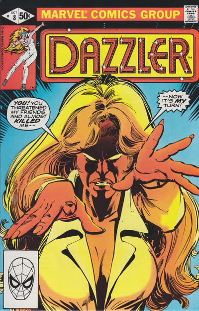 Dazzler #8 Direct ed. - back issue - $4.00