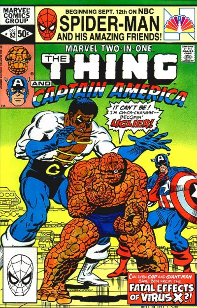 Marvel Two-in-One #82 Direct ed. - back issue - $3.00