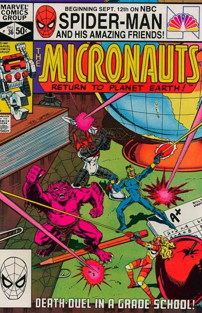 Micronauts #36 Direct ed. - back issue - $4.00