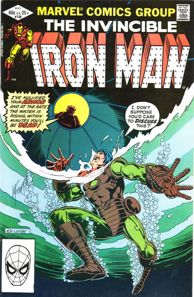 Iron Man #158 Direct ed. - back issue - $4.00