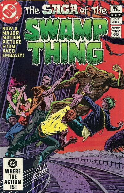 The Saga of Swamp Thing #3 Direct ed. - back issue - $4.00