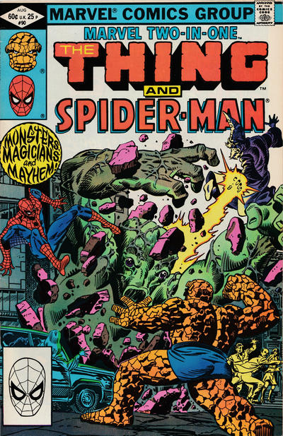 Marvel Two-in-One #90 Direct ed. - back issue - $3.00