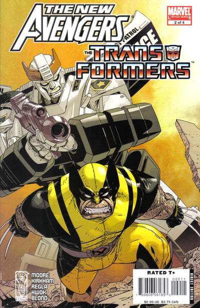 New Avengers / Transformers #2 - back issue - $4.00