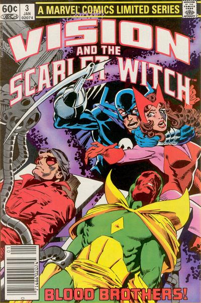 The Vision and the Scarlet Witch #3 Newsstand ed. - back issue - $5.00