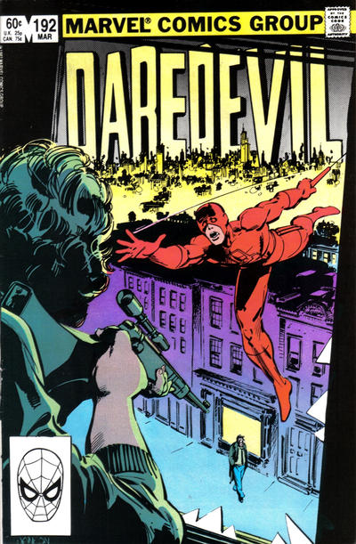 Daredevil #192 Direct ed. - back issue - $4.00