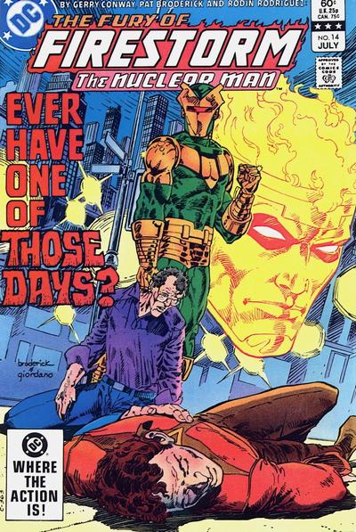 The Fury of Firestorm #14 Direct ed. - back issue - $3.00