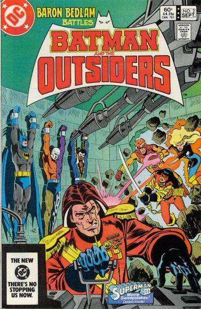 Batman and the Outsiders 1983 #2 Direct ed. - back issue - $3.00