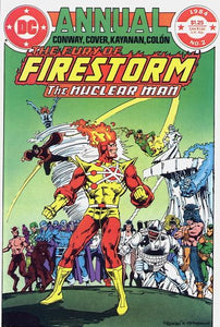 Fury of Firestorm Annual #2 Direct ed. - back issue - $3.00