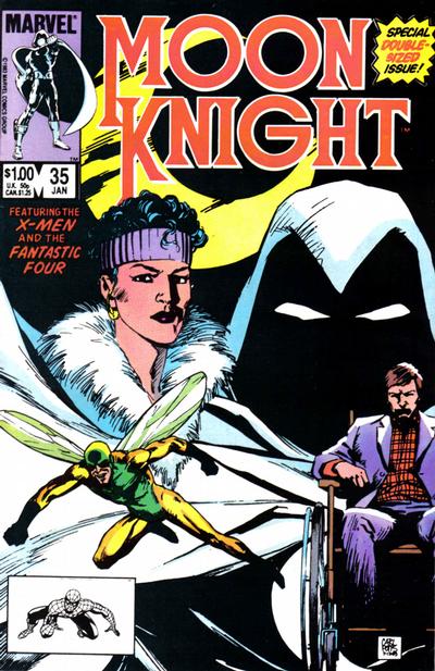 Moon Knight #35 Direct ed. - back issue - $4.00