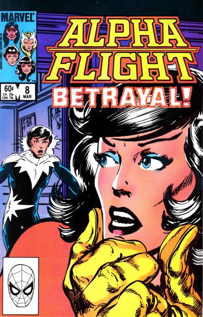 Alpha Flight 1983 #8 Direct ed. - back issue - $4.00