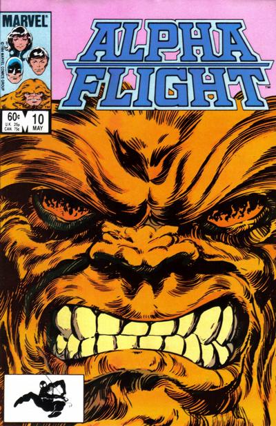 Alpha Flight 1983 #10 Direct ed. - back issue - $4.00