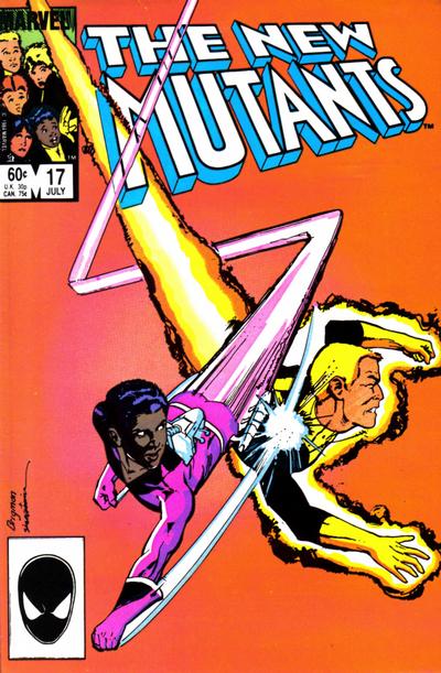 The New Mutants 1983 #17 Direct ed. - back issue - $8.00