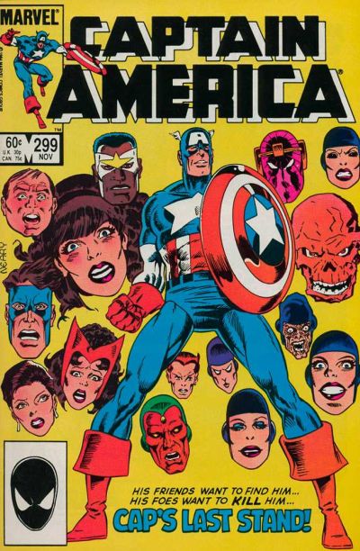 Captain America #299 Direct ed. - back issue - $4.00