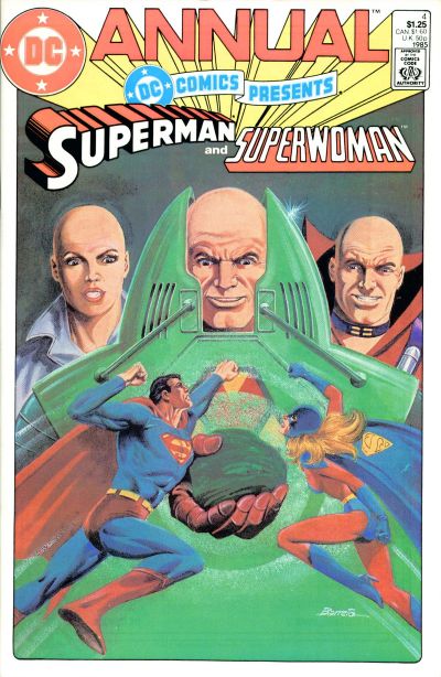 DC Comics Presents Annual #4 Direct ed. - back issue - $7.00