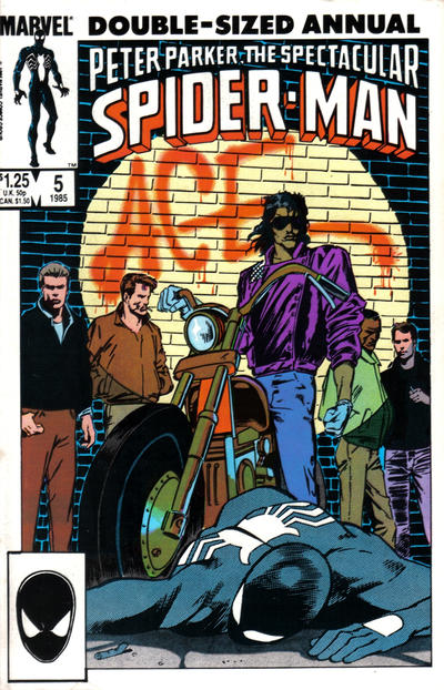 The Spectacular Spider-Man Annual #5 Direct ed. - back issue - $4.00