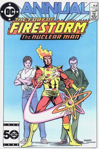 Fury of Firestorm Annual #3 Direct ed. - back issue - $3.00