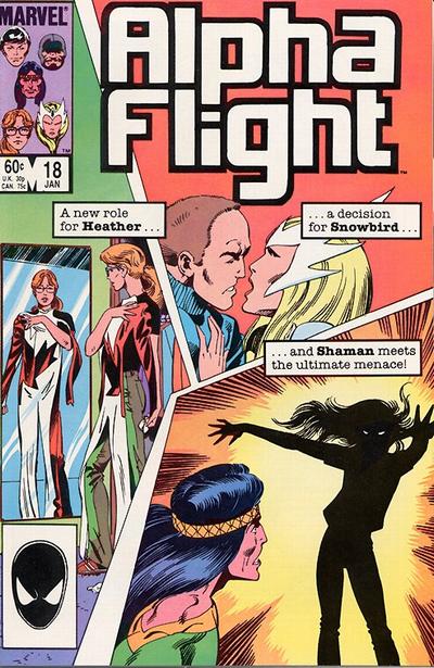 Alpha Flight 1983 #18 Direct ed. - back issue - $4.00