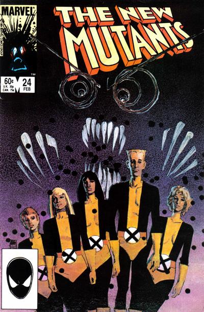 The New Mutants #24 Direct ed. - back issue - $4.00