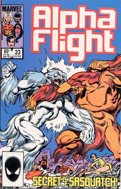 Alpha Flight 1983 #23 Direct ed. - back issue - $4.00