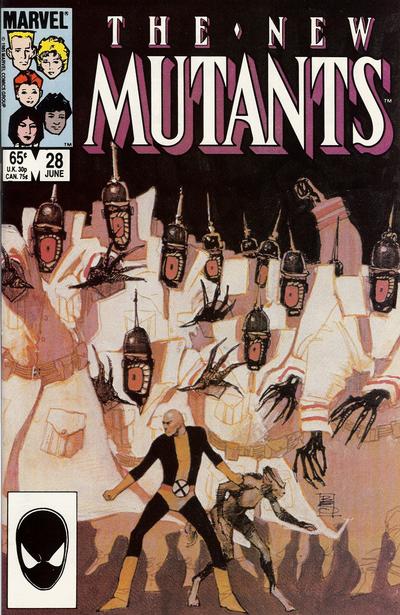 The New Mutants #28 Direct ed. - back issue - $4.00