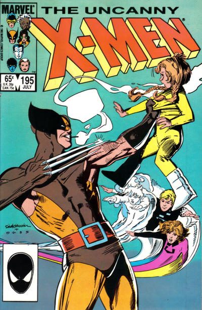 The Uncanny X-Men 1981 #195 Direct ed. - back issue - $4.00