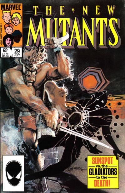 The New Mutants #29 Direct ed. - back issue - $4.00
