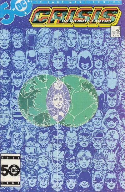 Crisis on Infinite Earths #5 Direct ed. - back issue - $4.00