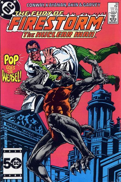 The Fury of Firestorm #38 Direct ed. - back issue - $3.00