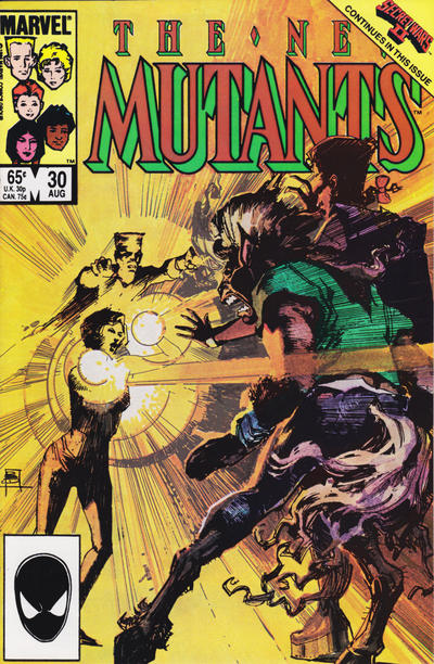 The New Mutants #30 Direct ed. - back issue - $3.00