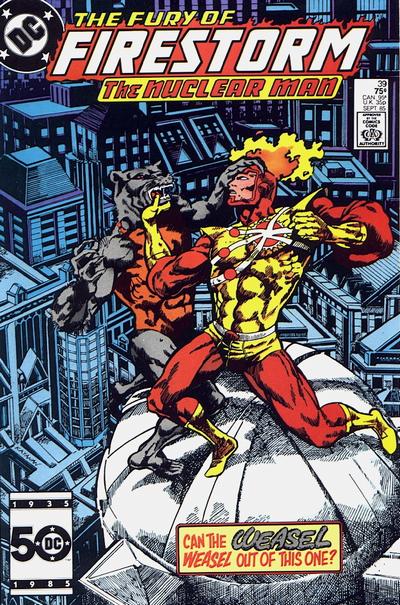 The Fury of Firestorm #39 Direct ed. - back issue - $3.00