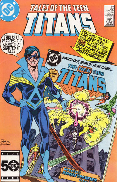 Tales of the Teen Titans 1984 #59 Direct ed. - back issue - $4.00