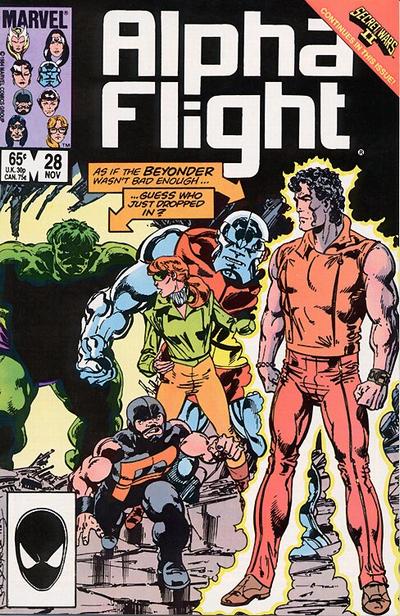 Alpha Flight 1983 #28 Direct ed. - back issue - $4.00