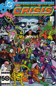 Crisis on Infinite Earths #9 Direct ed. - back issue - $5.00