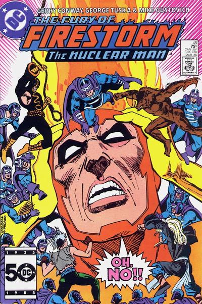The Fury of Firestorm #45 Direct ed. - back issue - $3.00