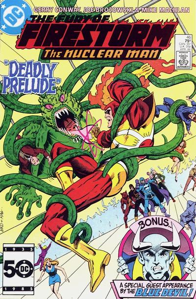 The Fury of Firestorm #46 Direct ed. - back issue - $3.00