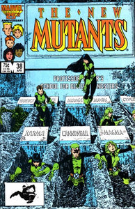 The New Mutants #38 Direct ed. - back issue - $4.00
