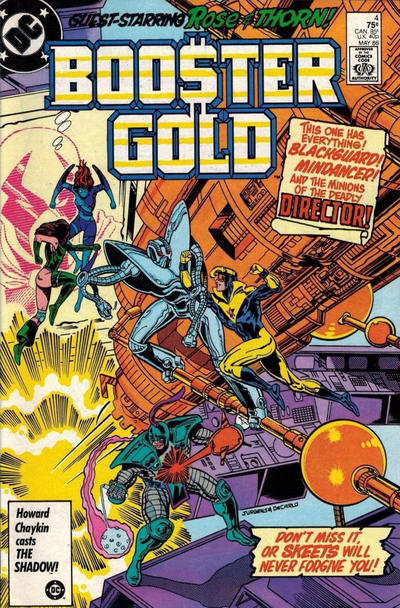 Booster Gold #4 Direct ed. - back issue - $5.00