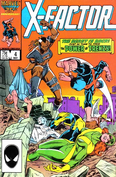 X-Factor 1986 #4 Direct ed. - back issue - $7.00