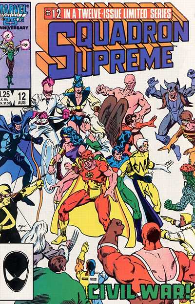 Squadron Supreme #12 Direct ed. - back issue - $3.00