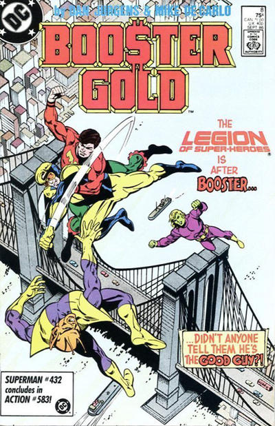 Booster Gold #8 Direct ed. - back issue - $4.00