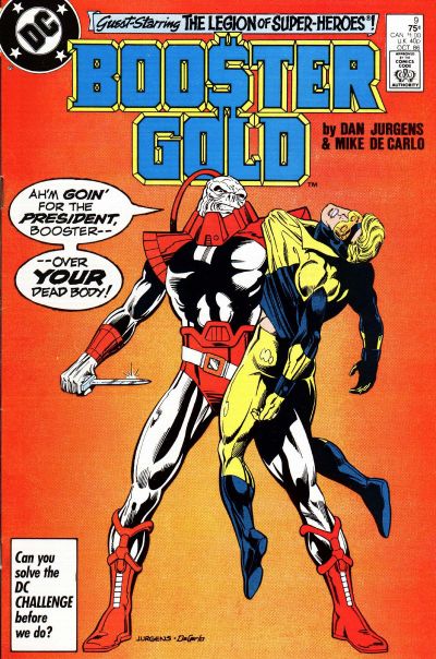 Booster Gold #9 Direct ed. - back issue - $4.00