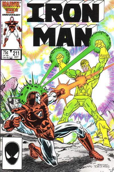 Iron Man #211 Direct ed. - back issue - $4.00