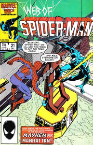 Web of Spider-Man #21 Direct ed. - back issue - $4.00
