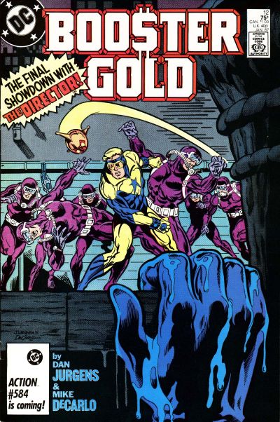 Booster Gold #12 Direct ed. - back issue - $4.00