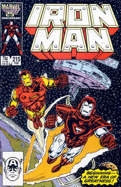 Iron Man #215 Direct ed. - back issue - $6.00