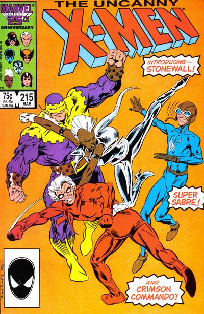 The Uncanny X-Men 1981 #215 Direct ed. - back issue - $4.00