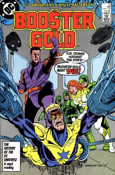 Booster Gold #15 Direct ed. - back issue - $4.00