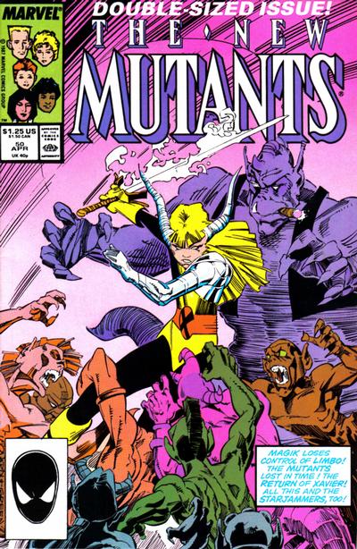 The New Mutants #50 Direct ed. - back issue - $4.00