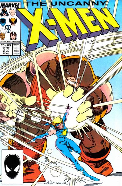 The Uncanny X-Men 1981 #217 Direct ed. - back issue - $4.00