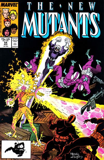The New Mutants 1983 #54 Direct ed. - back issue - $4.00